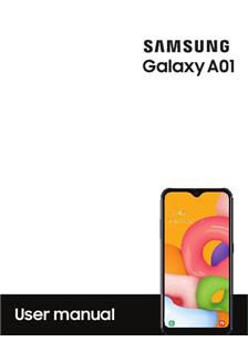 Samsung Galaxy A01 manual. Camera Instructions.
